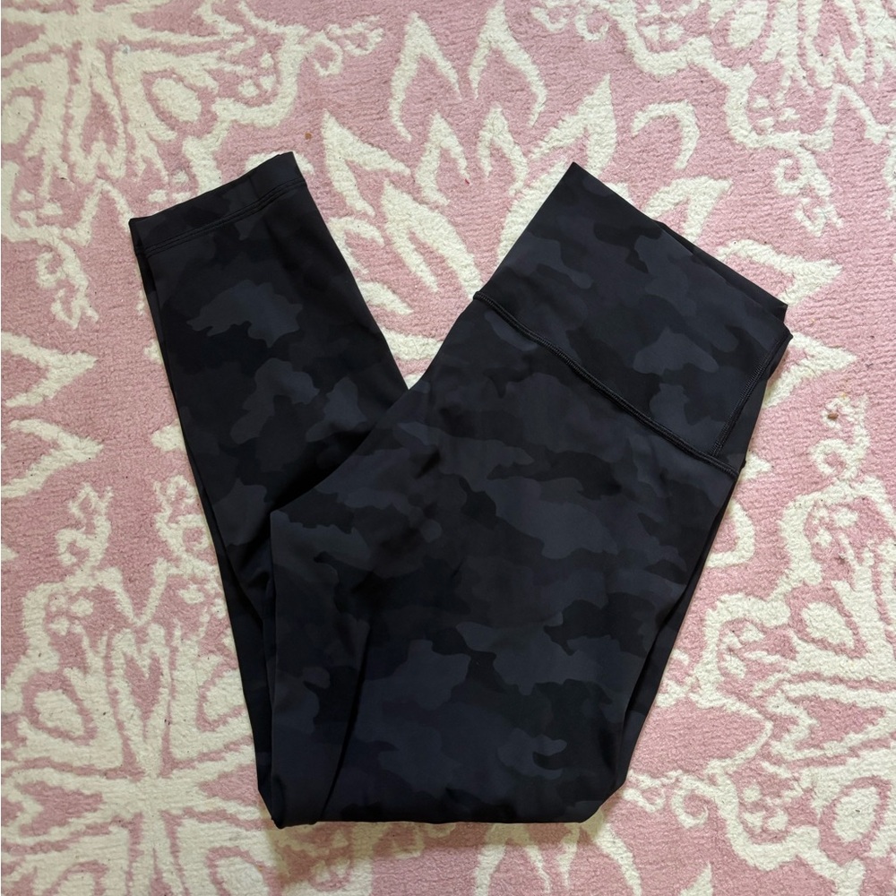 Lululemon Dark Gray Camo Leggings - Picture 2 of 3